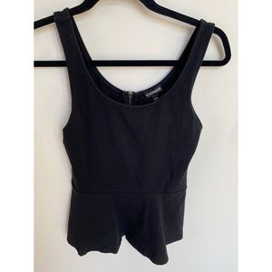 Express flare out tank top